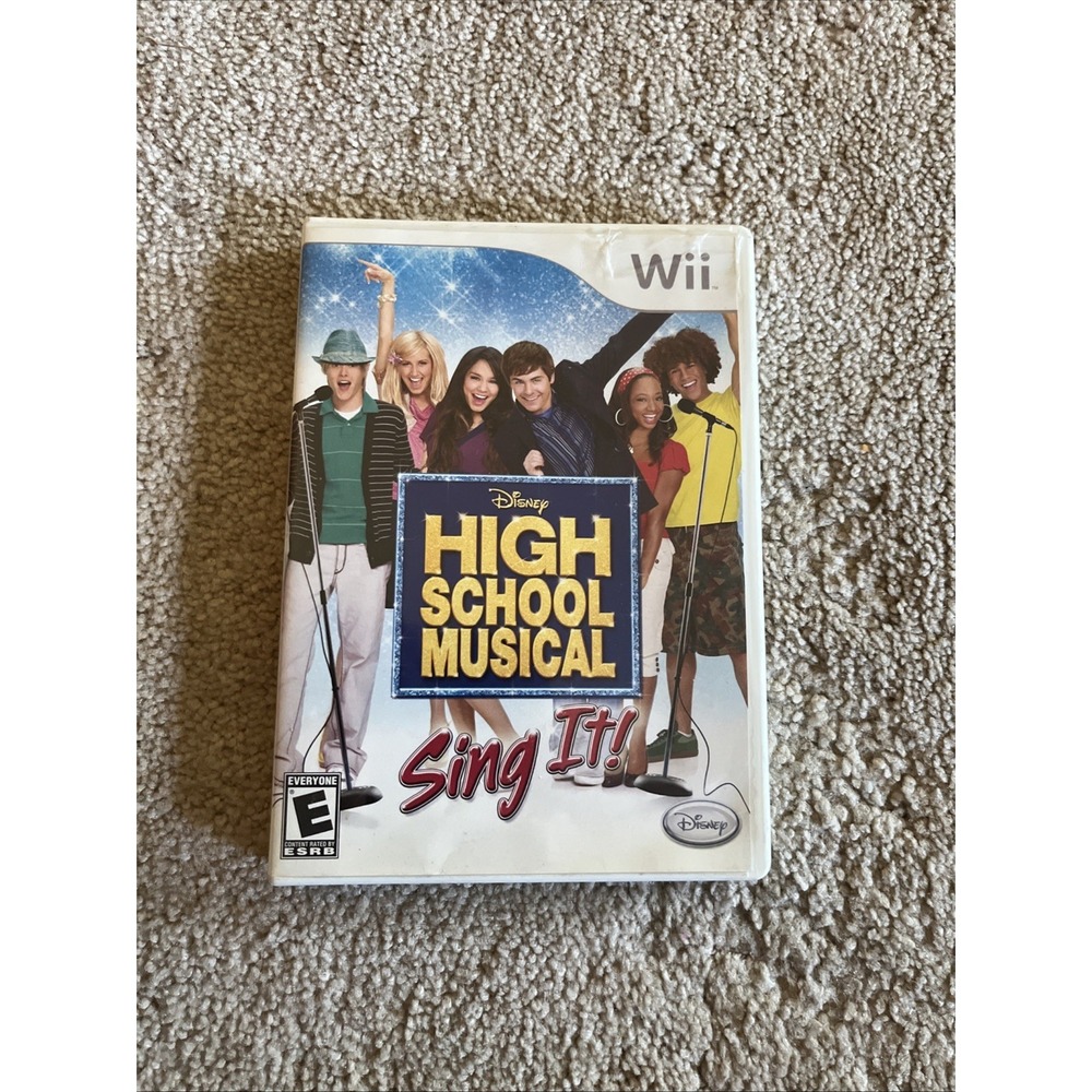 Nintendo Wii DVD Video Game Disney High School Musical Sing It!